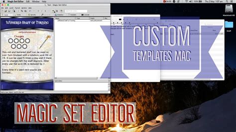 magic set editor templates.